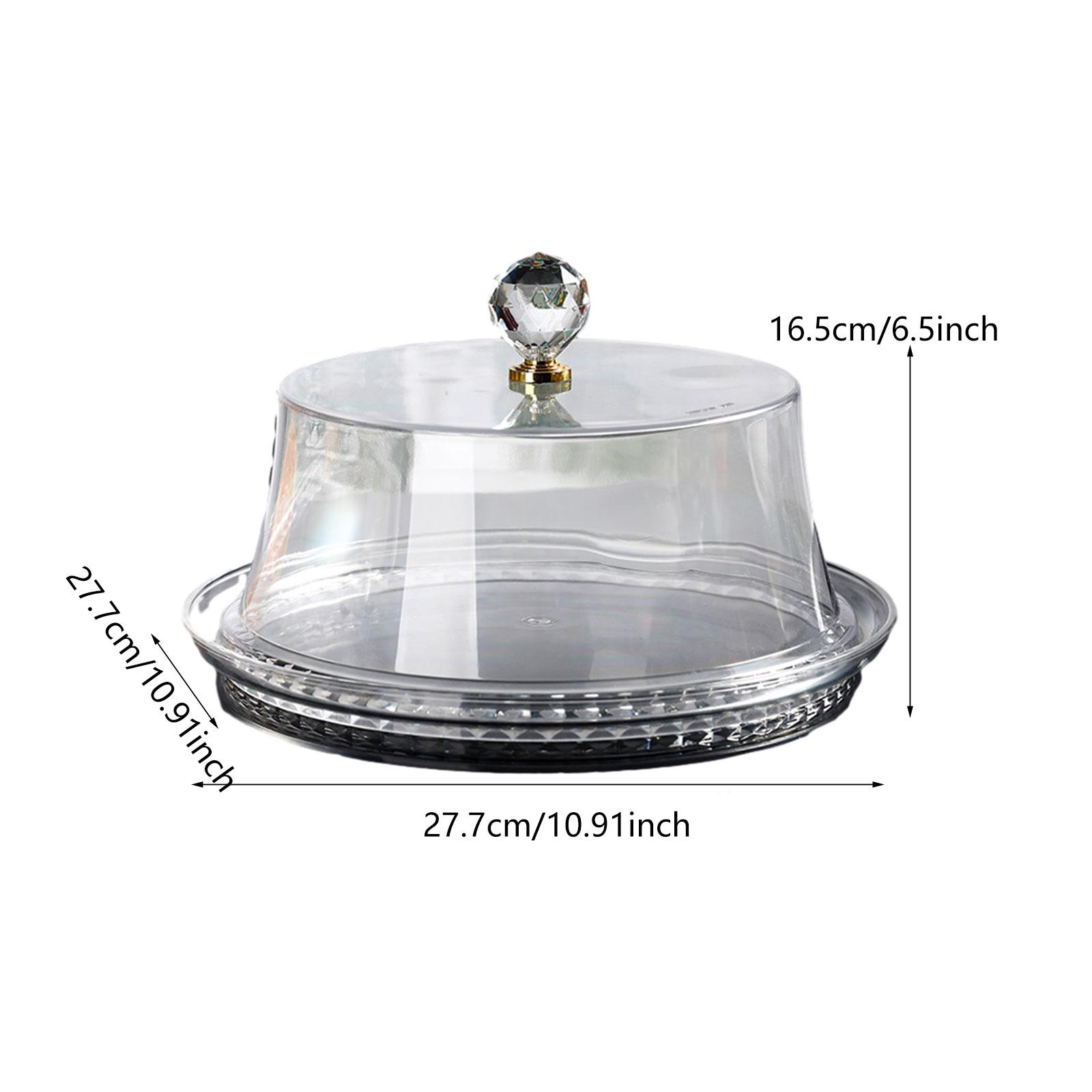 Plastic Dome Clear - Soporte para Pastel con Cúpula Transparente,