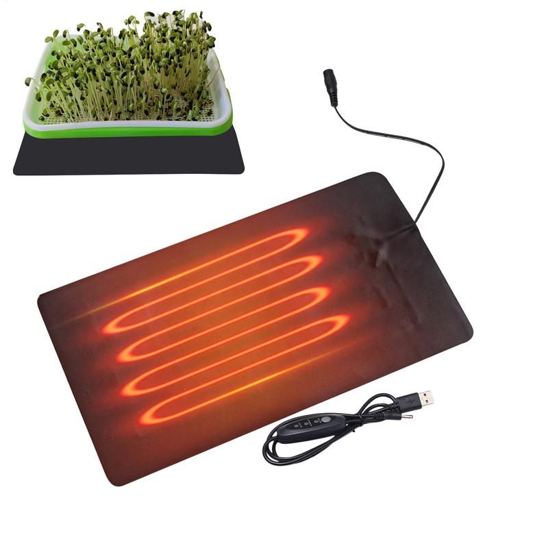 Heat Mat Seedling - Alfombrilla térmica para plantas de PVC,