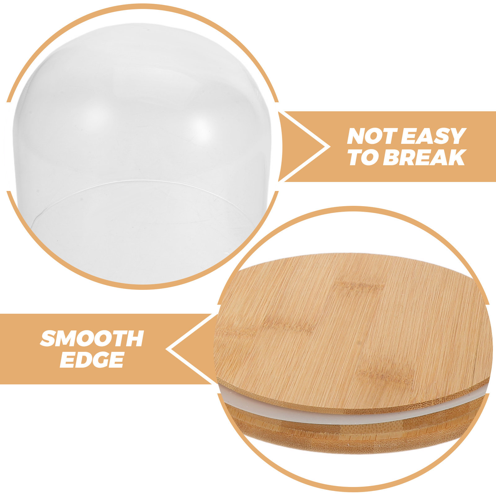 Campana de cristal transparent - Plastic Dome Clear reseña y precio
