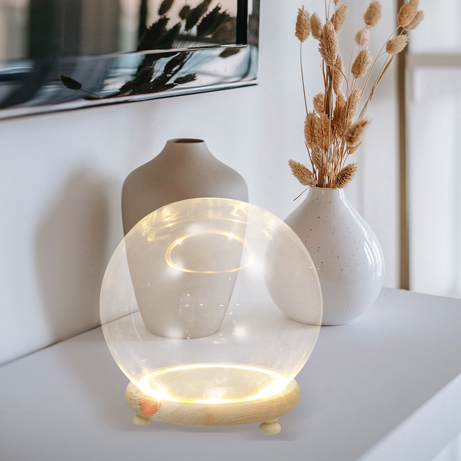 Vitrina de cristal con cúpula  - Plastic Dome Clear reseña y precio
