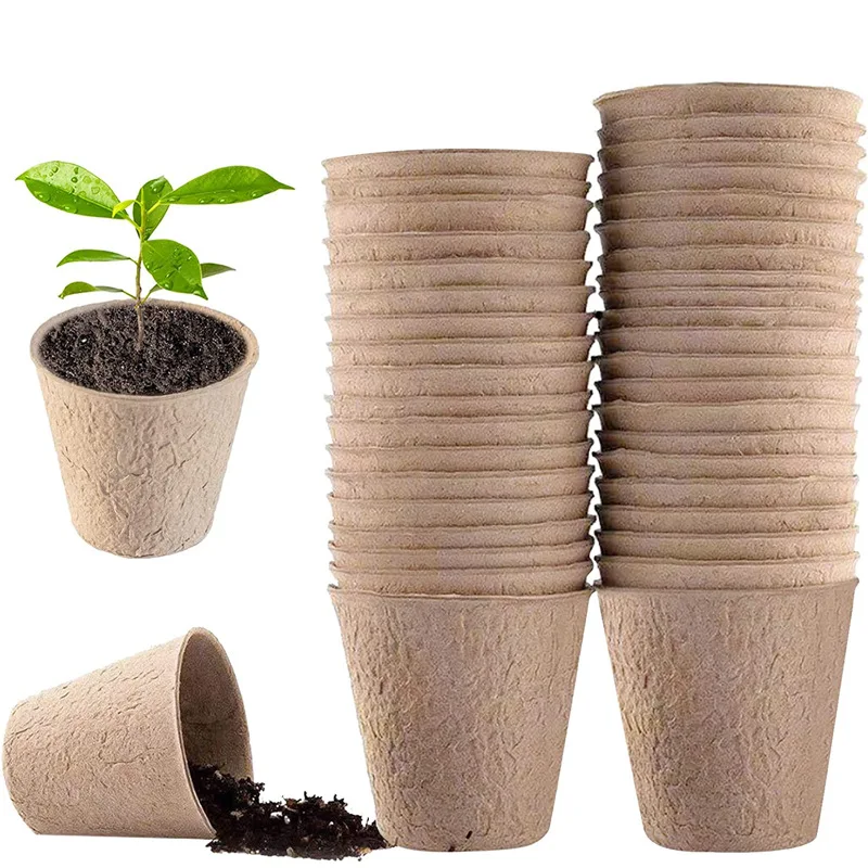 50 unidades de macetas redonda - Peat Pellet Tray reseña y precio